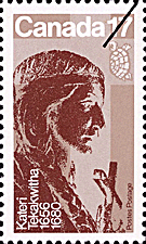 1981 - Kateri Tekakwitha, 1656-1680 - Canadian stamp - Stamps of Canada