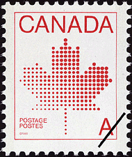1981 - Maple Leaf - Canadian stamp - Stamps of Canada