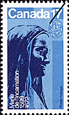 Marie de l'Incarnation, 1599-1672 1981 - Canadian stamp