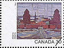1982 - Alberta, Prairie Town, Early Morning - Canadian stamp - Stamps of Canada