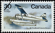 1982 - de Havilland Canada Beaver - Canadian stamp - Stamps of Canada