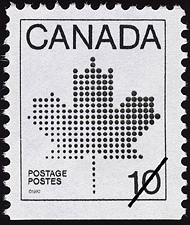 La feuille d'érable 1982 - Timbre du Canada