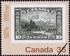 1982 - Mt. Hurd, 1928 - Canadian stamp - Stamps of Canada