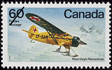 Timbre de 1982 - Noorduyn Norseman - Timbre du Canada