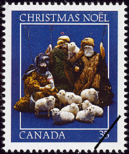 1982 - The Shepherds with their Sheep - Canadian stamp - Stamps of Canada