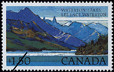 Waterton Lakes 1982 - Canadian stamp