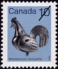 Timbre de 1982 - Girouette - Timbre du Canada