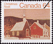 Chapelle à la campagne 1983 - Timbre du Canada