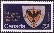 1983 - Dalhousie Law School, 1883-1983 - Canadian stamp - Stamps of Canada