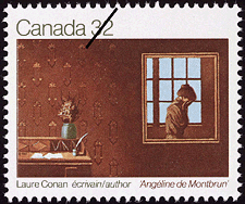 1983 - Laure Conan, Author, Angéline de Montbrun - Canadian stamp - Stamps of Canada