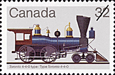 1983 - Toronto 4-4-0 Type  - Canadian stamp - Stamps of Canada