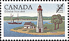 1984 - Gibraltar Point, 1808 - Canadian stamp - Stamps of Canada