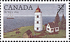Île Verte, 1809 1984 - Timbre du Canada