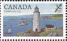 1984 - Louisbourg, 1734 - Canadian stamp - Stamps of Canada