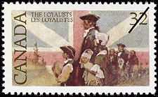 Timbre de 1984 - Les loyalistes - Timbre du Canada