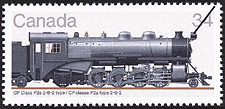 Timbre de 1985 - CP classe P2a type 2-8-2 - Timbre du Canada