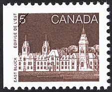 Timbre de 1985 - Édifice de l'Est - Timbre du Canada