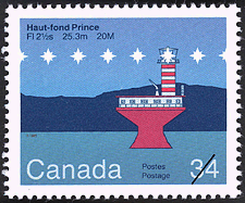 1985 - Haut-fond Prince, FI 2½s 25.3m 20M - Canadian stamp - Stamps of Canada
