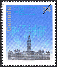 Timbre de 1985 - Union interparlementaire, 1985 - Timbre du Canada