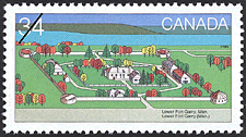 1985 - Lower Fort Garry, Man - Canadian stamp - Stamps of Canada