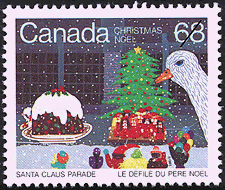 Santa Claus Parade 1985 - Canadian stamp