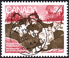 1986 - Canadian Forces Postal Service, 1911-1986 - Canadian stamp - Stamps of Canada