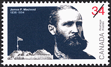 James F. Macleod, 1836-1894 1986 - Timbre du Canada