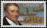 John Molson, 1763-1836 1986 - Canadian stamp