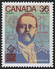 1987 - AM Radio, R.A. Fessenden, 1900 - Canadian stamp - Stamps of Canada