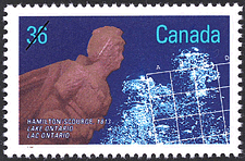 1987 - Hamilton, Scourge, 1813, Lake Ontario - Canadian stamp - Stamps of Canada