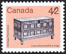 Linen Chest 1987 - Canadian stamp