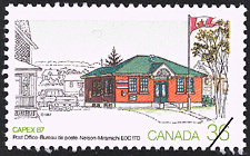 1987 - Post Office, Nelson-Miramichi, E0C 1T0 - Canadian stamp - Stamps of Canada