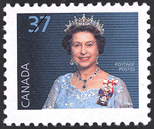 1987 - Queen Elizabeth II - Canadian stamp - Stamps of Canada