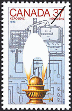 Kerosene, 1846 1988 - Canadian stamp