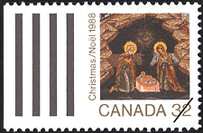 1988 - Nativity - Canadian stamp - Stamps of Canada