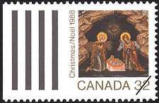 Nativity 1988 - Canadian stamp