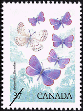 Northern Blue 1988 - Canadian stamp