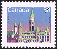1988 - Parliament - Canadian stamp - Stamps of Canada