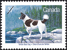 Tahltan Bear Dog 1988 - Canadian stamp