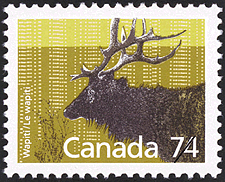 1988 - Wapiti - Canadian stamp - Stamps of Canada