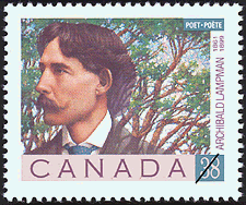 Timbre de 1989 - Archibald Lampman, 1861-1899 - Timbre du Canada
