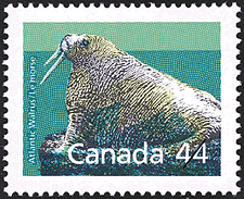 Atlantic Walrus 1989 - Canadian stamp