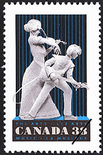 1989 - Music - Canadian stamp - Stamps of Canada