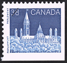 1989 - Parliament - Canadian stamp - Stamps of Canada