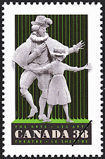 1989 - Theatre - Canadian stamp - Stamps of Canada