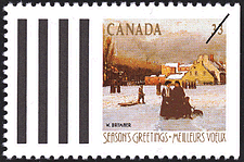 1989 - W. Brymner, Champ-de-Mars, Winter - Canadian stamp - Stamps of Canada
