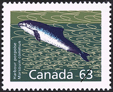 1990 - Harbour Porpoise - Canadian stamp - Stamps of Canada