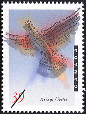 Literacy - A Human Right 1990 - Canadian stamp