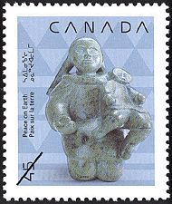 1990 - Mother and Child - Canadian stamp - Stamps of Canada