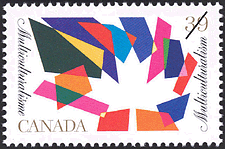 1990 - Multiculturalism - Canadian stamp - Stamps of Canada